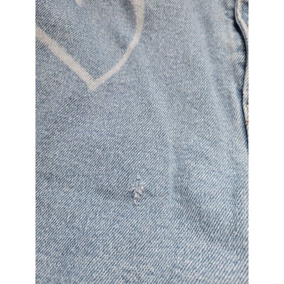 Hollister Ultra High Rise Dad Jean Vintage Stretch Heart Pattern Size 27R Boho - Picture 7 of 9